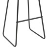Tabourets de bar lot de 4 noir similicuir 627337627337