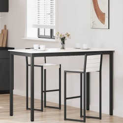 Table de bar Blanc 150 x 80 x 105 cm Bois de pin massif 627338627338