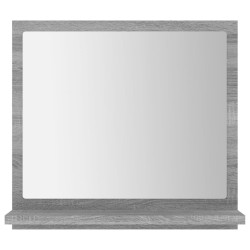 Miroir de bain Sonoma gris 40x10,5x37 cm Bois d'ingénierie 627340627340