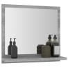 Miroir de bain Sonoma gris 40x10,5x37 cm Bois d'ingénierie 627340627340