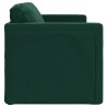 Canapé-lit 2 en 1 vert foncé 122x204x55 cm velours 627341627341