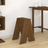 Tabourets lot de 2 marron miel 40x40x60 cm bois massif de pin 627343627343