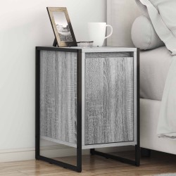 Table de chevet Gris Sonoma 39,5 x 30 x 50 cm Bois d'ingénierie 627344627344