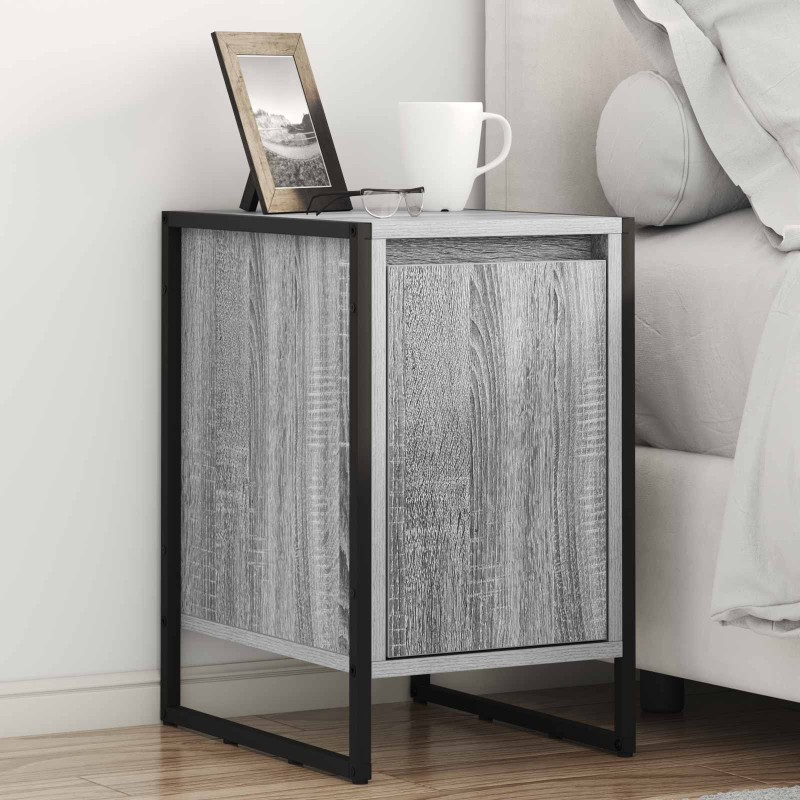 Table de chevet Gris Sonoma 39,5 x 30 x 50 cm Bois d'ingénierie 627344627344