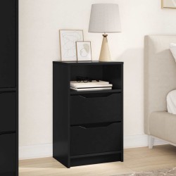 Table de chevet Noir 40 x 30 x 467 cm Bois d'ingénierie 627346627346