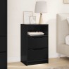 Table de chevet Noir 40 x 30 x 467 cm Bois d'ingénierie 627346627346