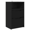 Table de chevet Noir 40 x 30 x 467 cm Bois d'ingénierie 627346627346