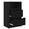 Table de chevet Noir 40 x 30 x 467 cm Bois d'ingénierie 627346627346