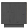 Table de chevet Gris 40x34x35 cm Bois de pin solide 627349627349