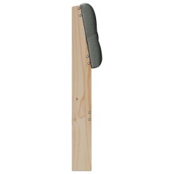 Tête de lit capitonnée Gris foncé 150 cm Pin massif 627352627352