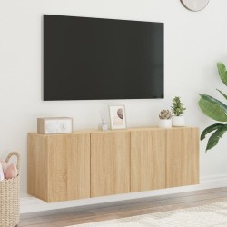 Meubles TV muraux 2 pcs chêne sonoma 60x30x41 cm 627353627353