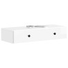 Table d'appoint murale Blanc brillant 87,5 x 34,5 x 17 cm 627356627356
