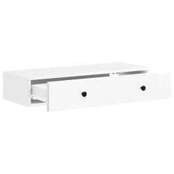 Table d'appoint murale Blanc brillant 87,5 x 34,5 x 17 cm 627356627356
