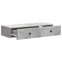 Table d'appoint murale Gris béton 87,5 x 34,5 x 17 cm 627358627358