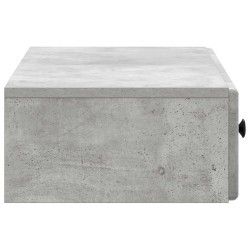Table d'appoint murale Gris béton 87,5 x 34,5 x 17 cm 627358627358