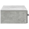 Table d'appoint murale Gris béton 87,5 x 34,5 x 17 cm 627358627358