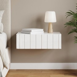 Table d'appoint murale Blanc brillant 59 x 34,5 x 17 cm 627359627359