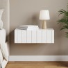 Table d'appoint murale Blanc brillant 59 x 34,5 x 17 cm 627359627359