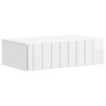 Table d'appoint murale Blanc brillant 59 x 34,5 x 17 cm 627359627359