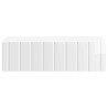 Table d'appoint murale Blanc brillant 59 x 34,5 x 17 cm 627359627359