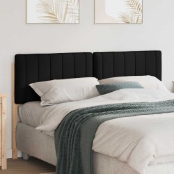 Tête de lit capitonnée Marron et Noir 150 cm Pin massif 627360627360