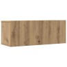 Meubles TV muraux 2 pcs chêne artisanal 80x30x30 cm 627361627361