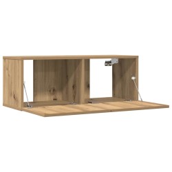 Meubles TV muraux 2 pcs chêne artisanal 80x30x30 cm 627361627361