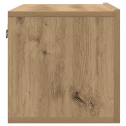 Meubles TV muraux 2 pcs chêne artisanal 80x30x30 cm 627361627361
