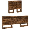 Tête de lit de rangement Chêne fumé 100 cm Bois d'ingénierie 627364627364