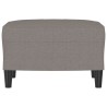 Repose-pied Taupe 60x50x41 cm Tissu 627365627365