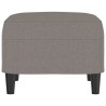 Repose-pied Taupe 60x50x41 cm Tissu 627365627365