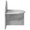 Table de chevet Gris béton 40 x 35,5 x 45,5 cm 627368627368