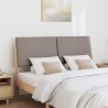 Tête de lit capitonnée Taupe 150 cm Pin massif 627373627373
