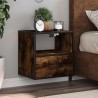 Table de chevet murale Chêne fumé 40x31x39,5 cm 627377627377