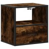 Table de chevet murale Chêne fumé 40x31x39,5 cm 627377627377