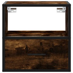 Table de chevet murale Chêne fumé 40x31x39,5 cm 627377627377