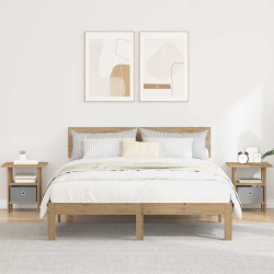 Table de chevet 2 pc Chêne artisanal 41 x 40 x 45 cm 627378627378