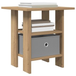 Table de chevet 2 pc Chêne artisanal 41 x 40 x 45 cm 627378627378