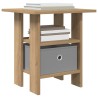 Table de chevet 2 pc Chêne artisanal 41 x 40 x 45 cm 627378627378