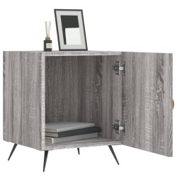 Tables de chevet 2 pcs sonoma gris 40x40x50cm bois d'ingénierie 627381627381