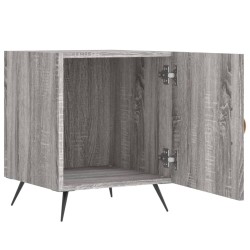 Tables de chevet 2 pcs sonoma gris 40x40x50cm bois d'ingénierie 627381627381