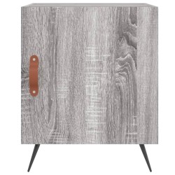 Tables de chevet 2 pcs sonoma gris 40x40x50cm bois d'ingénierie 627381627381
