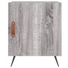 Tables de chevet 2 pcs sonoma gris 40x40x50cm bois d'ingénierie 627381627381