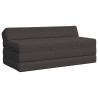 Canapé-lit pliable Gris foncé 120 x 60 x 49 cm Tissu 627382627382