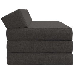 Canapé-lit pliable Gris foncé 120 x 60 x 49 cm Tissu 627382627382