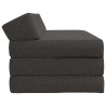 Canapé-lit pliable Gris foncé 120 x 60 x 49 cm Tissu 627382627382