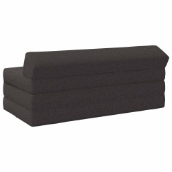 Canapé-lit pliable Gris foncé 120 x 60 x 49 cm Tissu 627382627382