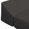 Canapé-lit pliable Gris foncé 120 x 60 x 49 cm Tissu 627382627382