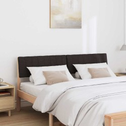 Tête de lit capitonnée Noir 150 cm Pin massif 627387627387