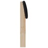 Tête de lit capitonnée Noir 150 cm Pin massif 627387627387